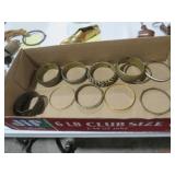 (11) VTG BRASS BANGLE BRACELETS