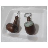 VTG PIPE SALT & PEPPER SHAKERS - JAPAN