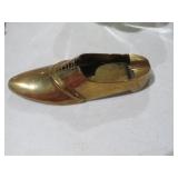 VTG BRASS SHOE ASHTRAY