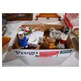 OWL, CAPTAIN, LIGHTHOUSE FIGURINES