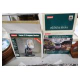 COLEMAN PROPANE STOVE & HEATER