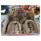 (11) CAST IRON OLD HORSE SHOES