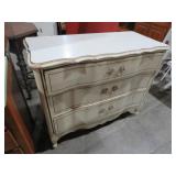 FRENCH PROVENCIAL THREE DRAWER CHEST