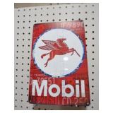 MOBILE GAS & OIL ADV SIGN