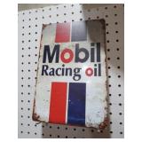 METAL MOBIL RACING OIL ADV SIGN