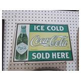 METAL COKE ADV SIGN