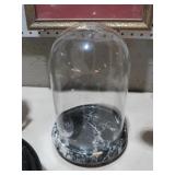 GLASS & MARBLE DISPLAY DOME