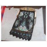 1920S MESH BEADED LADIES PURSE