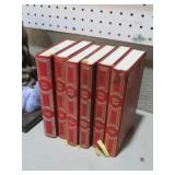 SET OF LEATHER BOUND NEVIL SHUTE BOOKS