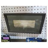 FRAMED CITY SKYLINE WATERCOLOR PRINT