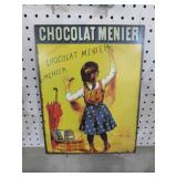 METAL CHOCOLAT MENIER ADV. SIGN