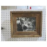 FRAMED POPCORN SUTTON BLK/WHT PHOTOGRAPH