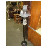 GLASS SHADE FLOOR LAMP