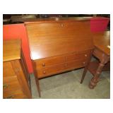 ANTIQUE 2 DWR DROP FRONT DESK