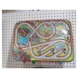 ANTIQUE METAL CAR GAME BOARD