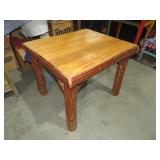 RUSTIC LOG TABLE