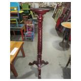 TALL MAHOGANY FERN STAND