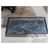 UNIQUE  OBLONG SHAPED SAND ART