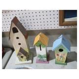 COLLECTION OF BIRD & BUTTER FLY HOUSES