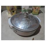 FIRE KING WITH ALUMINUM LID & BASE