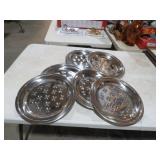 (6) SILVERPLATE RD CATERING TRAYS