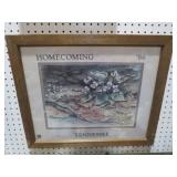 FRAMED TN HOMECOMING 1986 PRINT