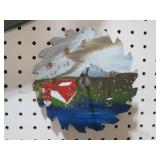 HANDPAINTED METAL SAW BLADE