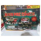 NORTH POLE CHRISTMAS TRAIN SET IN BOX