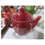 VTG 1940S SHANEE ROSETTE FLOWER HANDLE & LID TEAPO
