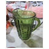 1970S ANCHOR HOCKING TAHIT/ BAMBOO AVOCADO GREEN P