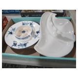 MCM WHITE ASHTRAY & JAPANEES ASHTRAY