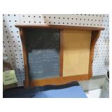 WOOD WALL HANGING BLK BOARD , CORKBOARD