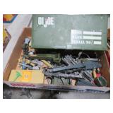 VTG. GI JOE LOCKER WITH ACCESSORIES