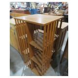 OAK 4 SIDED BOOKCASE