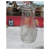 VTG HERITAGE GLASS MILK BOTTLE
