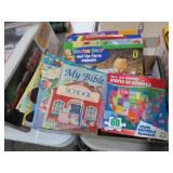 COLLECTION OF CHILDRENS BOOKS & GAMES