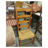 NICE COUNTRY LADDERBACK WOVEN SEAT CHAIR