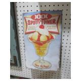 METAL ICE CREAM ADV. SIGN