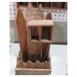 HANDMADE WOOD WHAT NOT SHELF