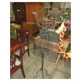 METAL DRESS FORM ON STAND
