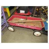 WESTERN FLYER ROCKET WAGON W/ SINGLE TREE, SICKLE