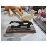 OLE METAL DUCK NUT CRACKER