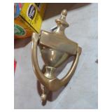 VINTAGE SOLID BRASS DOOR KNOCKER