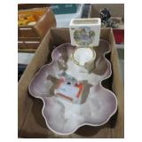 COLL. VTG BOWL & ASHTRAYS