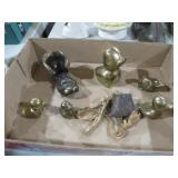 COLL. VTG BRASS DUCKS, SHOE & BELL