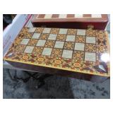 MOTHER OF PEARL CHESS SET WITH PIECES