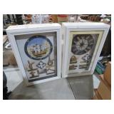 (2) NAUTICAL DECOR SHADOW BOXES