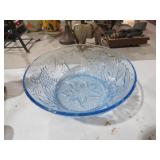 VINTAGE ICE BLUE FRUIT BOWL