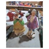 PAIR OF VINTAGE VICTORIAN STYLE FIGURINES