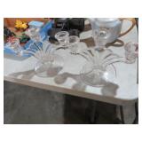 PAIR OF NICE CRYSTAL CANDLEABRAS